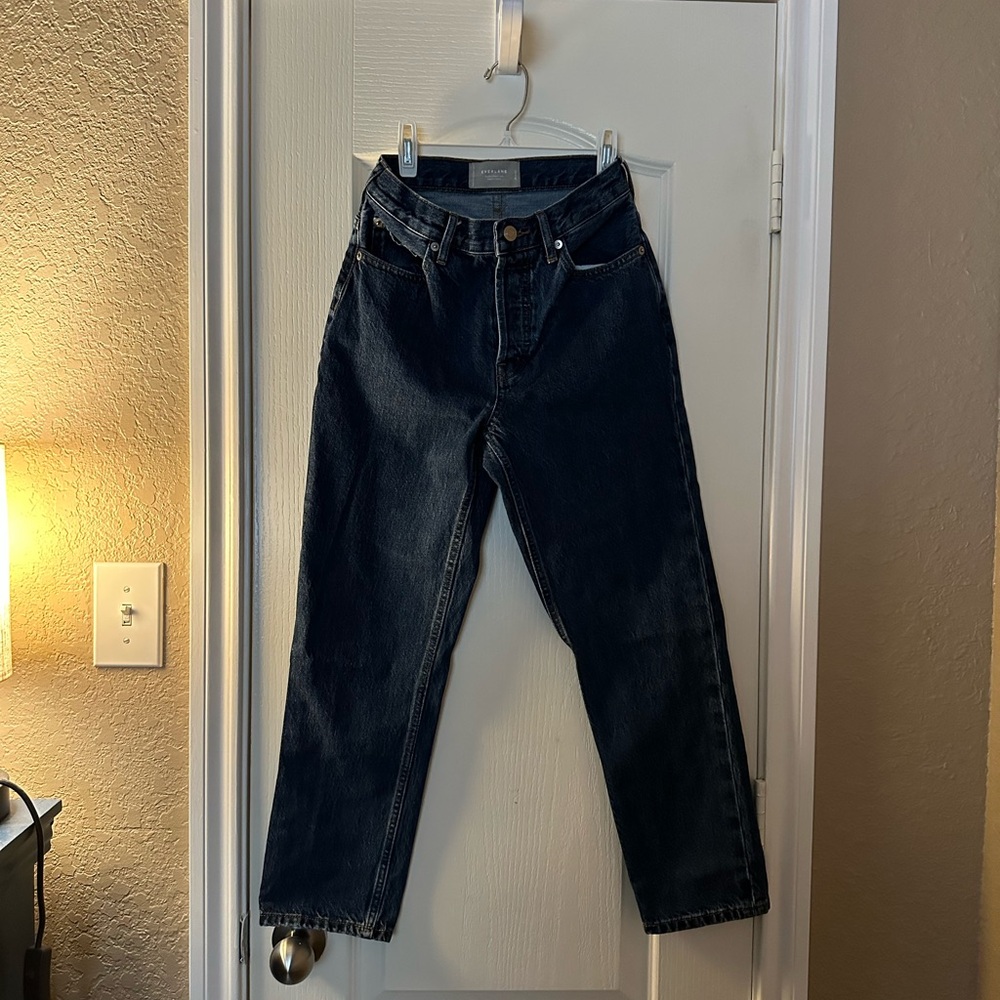 Everlane Dark Wash 90’s Cheeky Jean, Size 25
